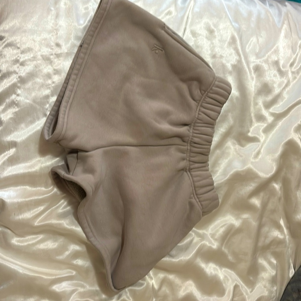 Tan sweat shorts 
never worn